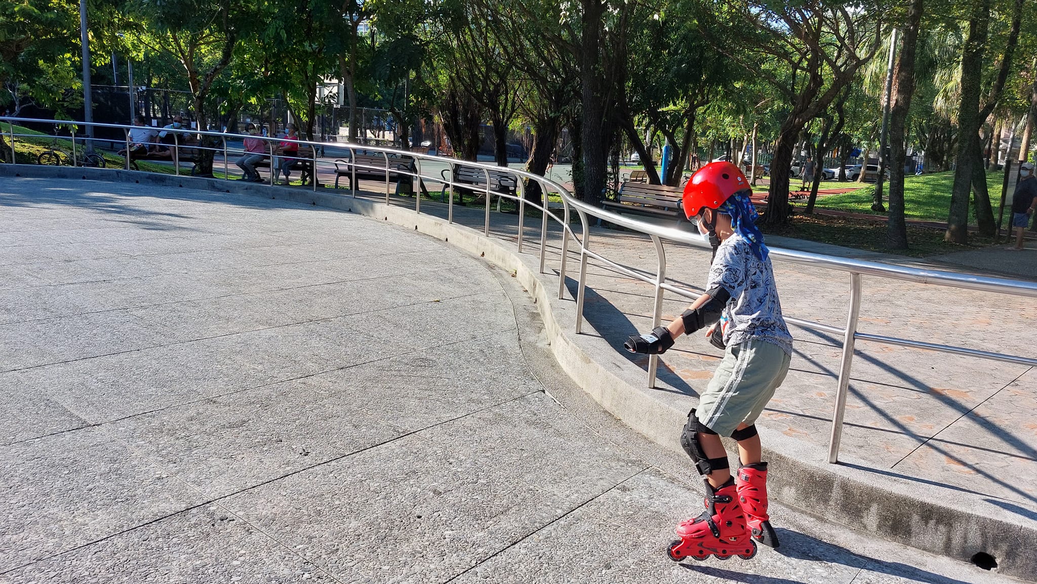 到公園親子遊玩