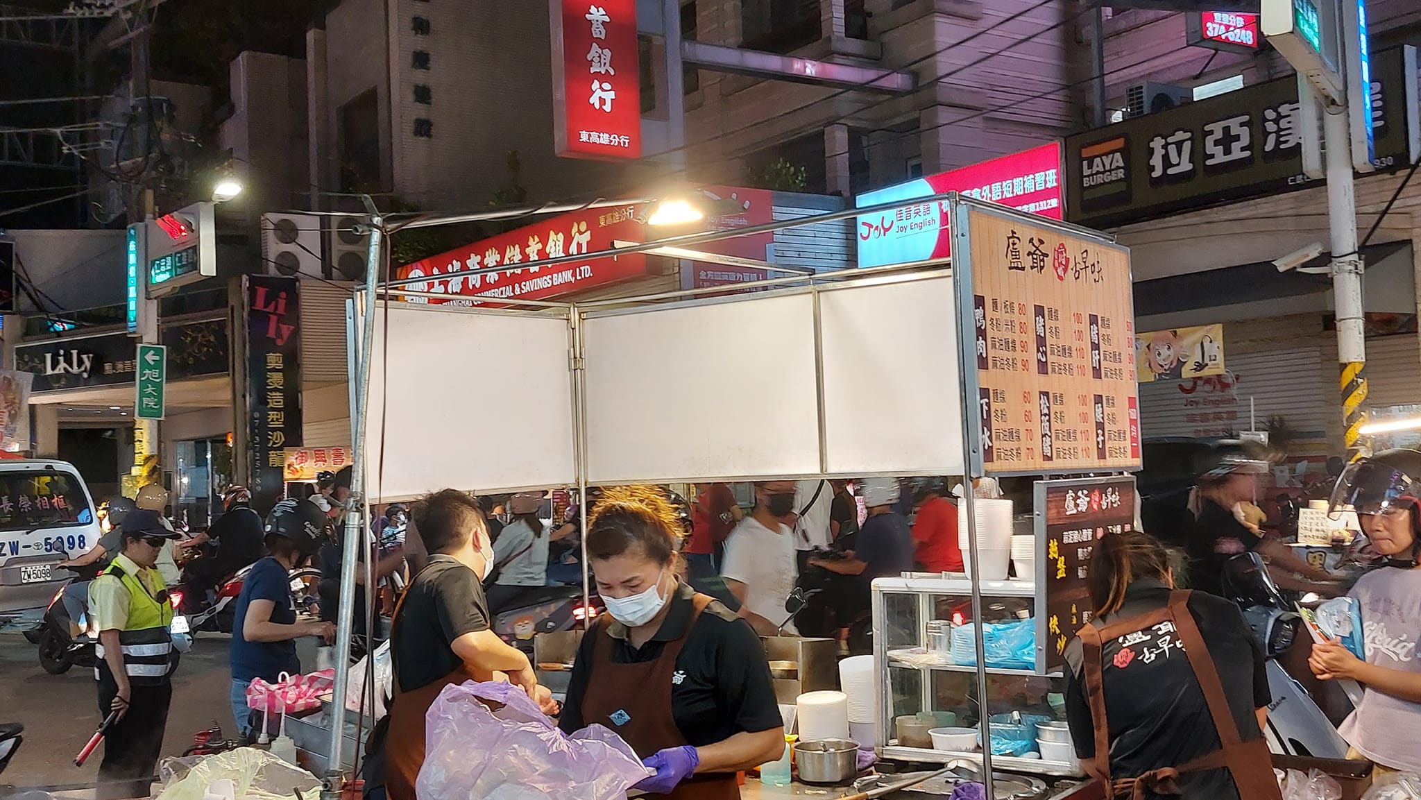 週一才開的仁雄夜市親子遊玩